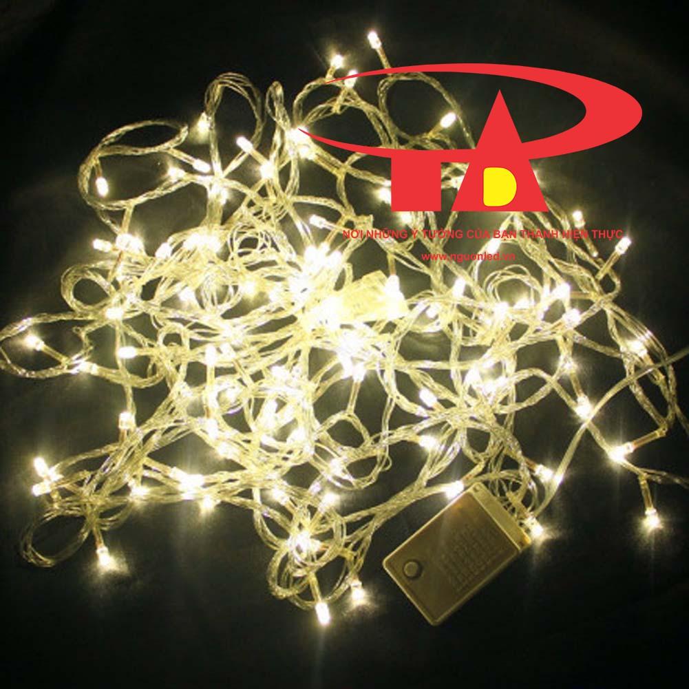 Đèn Led Chớp Trang Trí Noel Màu Vàng Nắng/ Màu Tím 7M