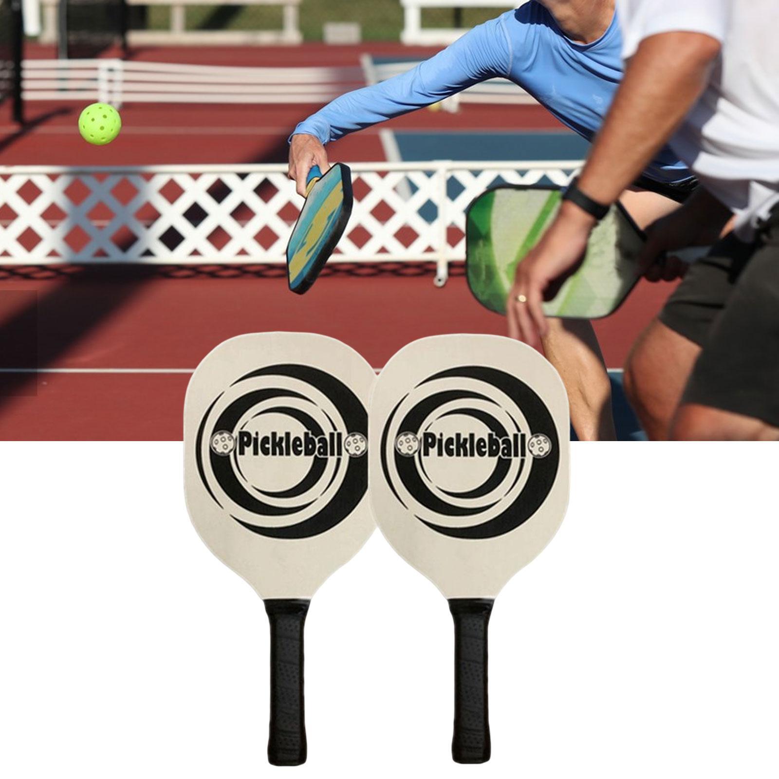 Pickleball Paddles, Wooden Comfortable Gripping Pickleball Rackets for Player Adults Indoor Outdoor