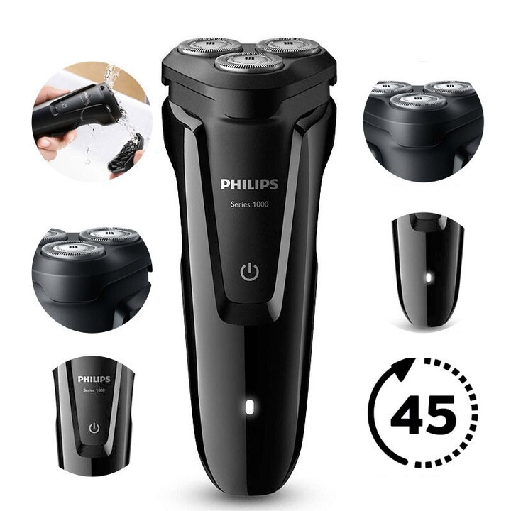 Máy cạo râu 3 lưỡi Philips S1010 - Hàng chính hãng