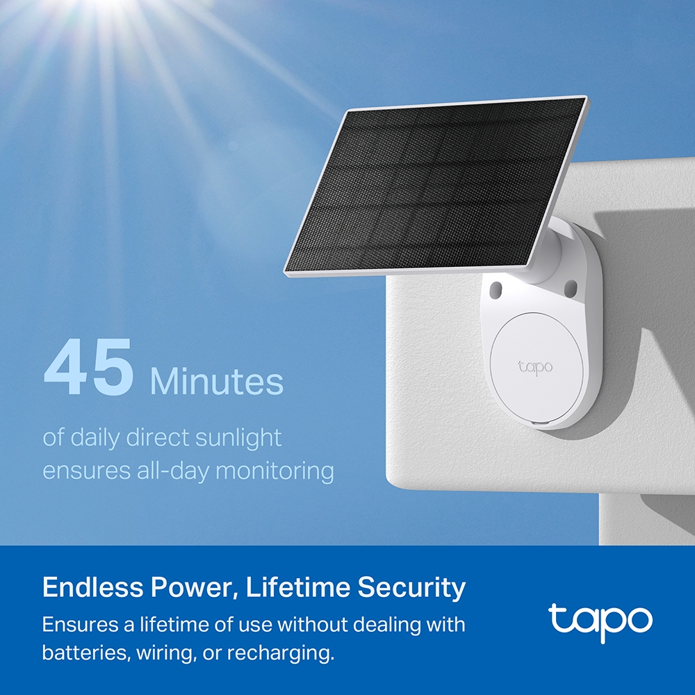 Camera WIFI Năng Lượng Mặt Trời TP-Link Tapo C410 KIT | 2K 3MP sắc nét | Dễ cài đặt | Bảo hành 2 năm | Hàng Chính Hãng