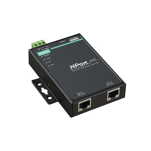 Thiết bị chuyển đổi RS232 2 Port to TCP/IP Moxa Nport 5210