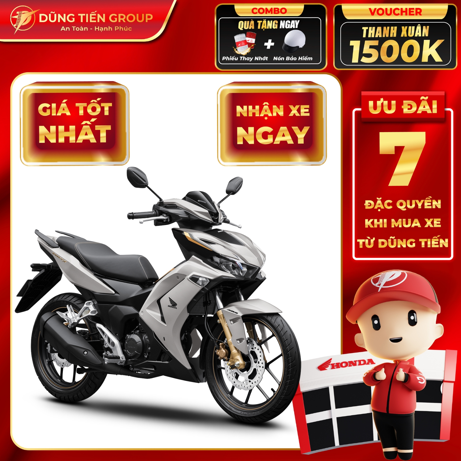 Xe Máy Honda Winner X 2024 Phiên Bản Đặc Biệt