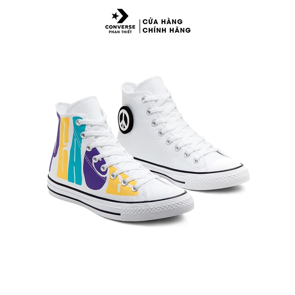 Giày Converse chính hãng - oversized đầy màu sắc - Cổ cao - trẻ trung -Chuck Taylor All Star Empowered Peace - 167892V