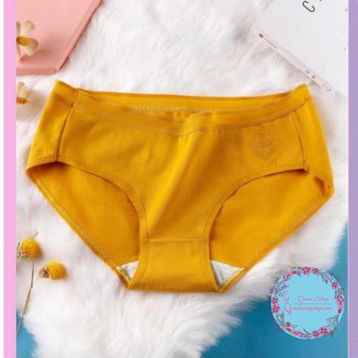 Quần lót nữ cotton viền in nổi kháng khuẩn có chọn size chọn màu - đồ lót cotton nữ QL06