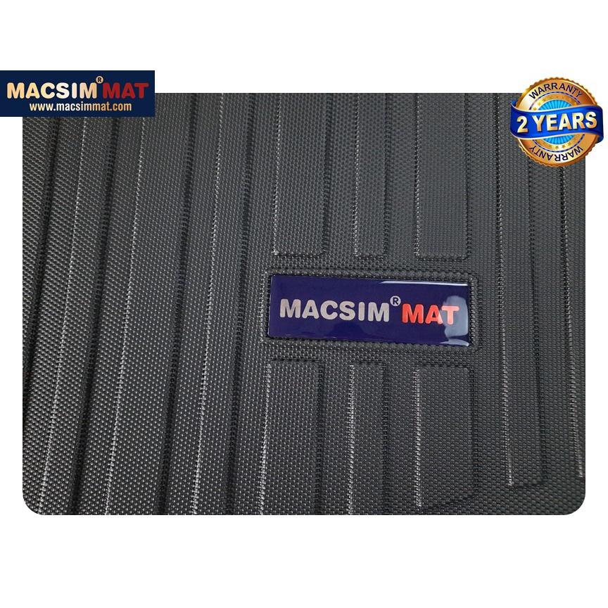 Thảm lót cốp xe ô tô Toyota Rav4 2019-đến nay nhãn hiệu Macsim chất liệu TPV cao cấp màu đen