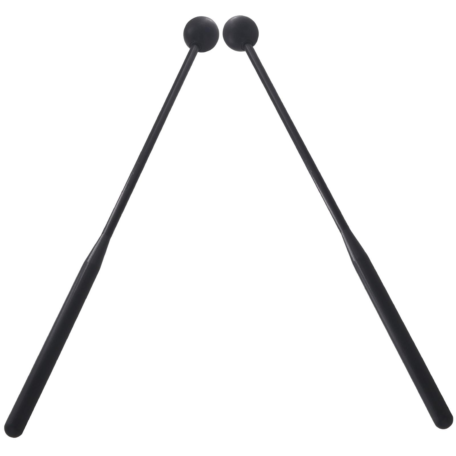 2Pcs Drum Mallet Portable Percussion Drumsticks for Yoga Timpani Performance