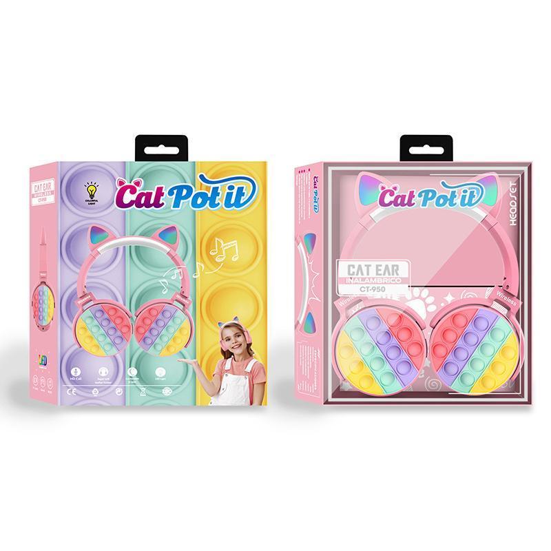 Cute Gaming Headset Comfortable Ear Pads over Ear Headphones for PC Computer