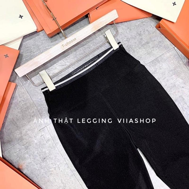 Quần legging chất mì hàn cạp nhũ kèm hộp xịn sò