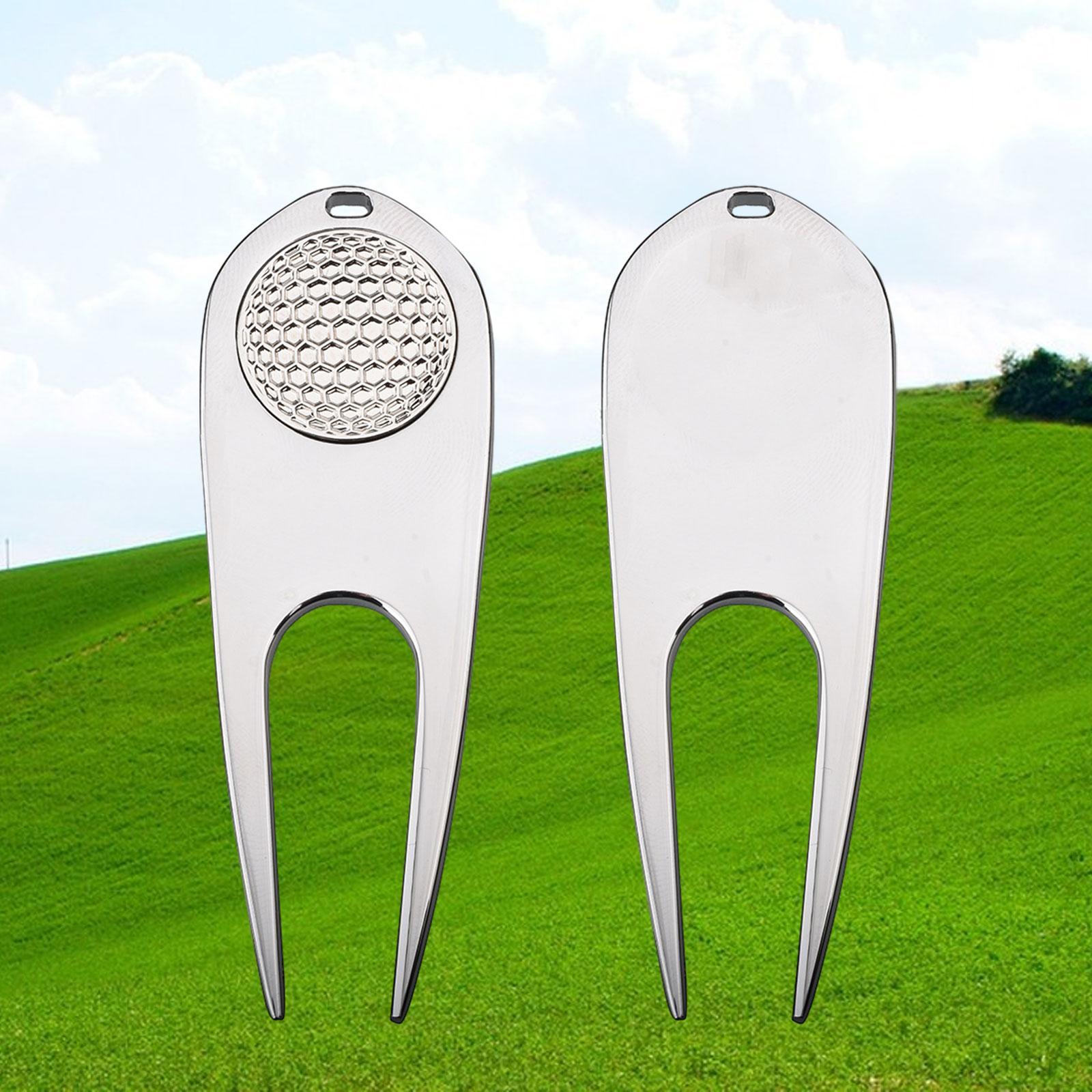 Golf Repair Tool Marker Golf Fork for Training Birthday Gifts Exercise