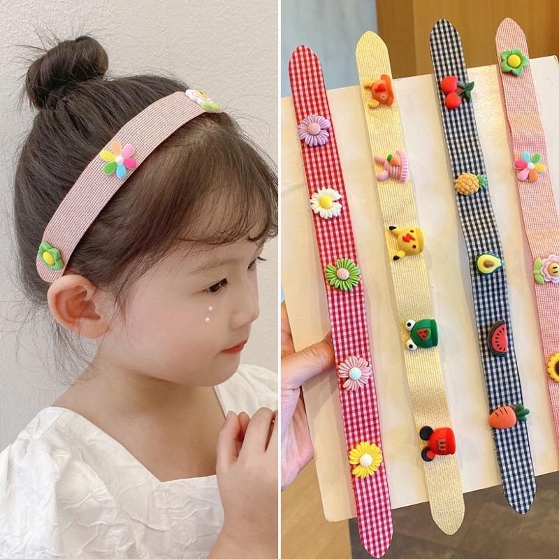 Bờm Nơ Dán Mái Màu Pastel Hàn Quốc Freesize Cho Bé 1-10 Tuổi