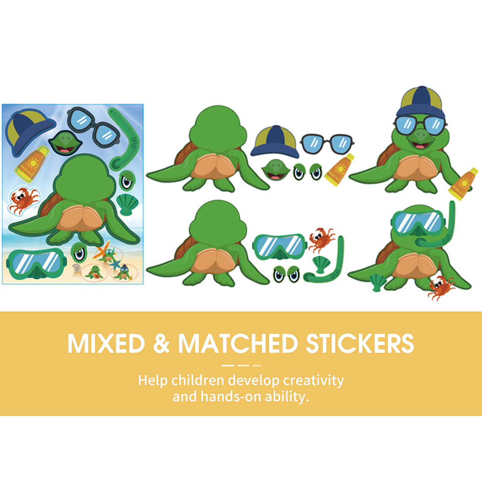 Set 50 Miếng Sticker Trang Trí Cho Trẻ Em Sáng Tạo