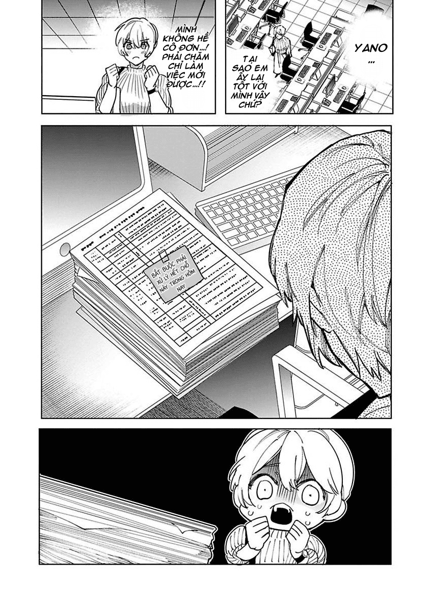 hậu bối yandere muốn cứu vớt ''nô lệ của tư bản'' chapter 4.1 9