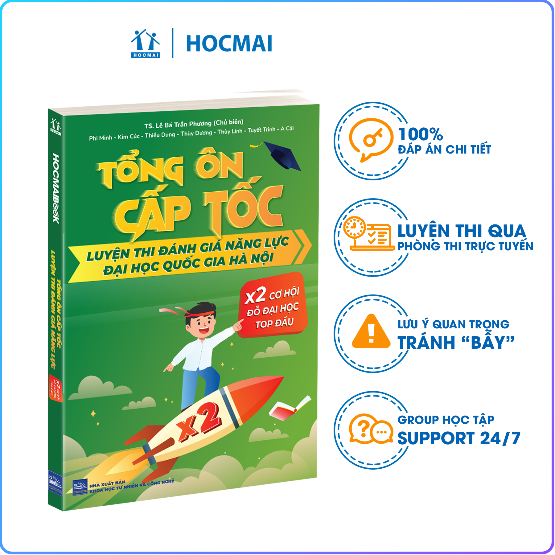 Tổng ôn cấp tốc luyện thi Đánh giá năng lực (Theo cấu trúc đề thi của ĐHQGHN)