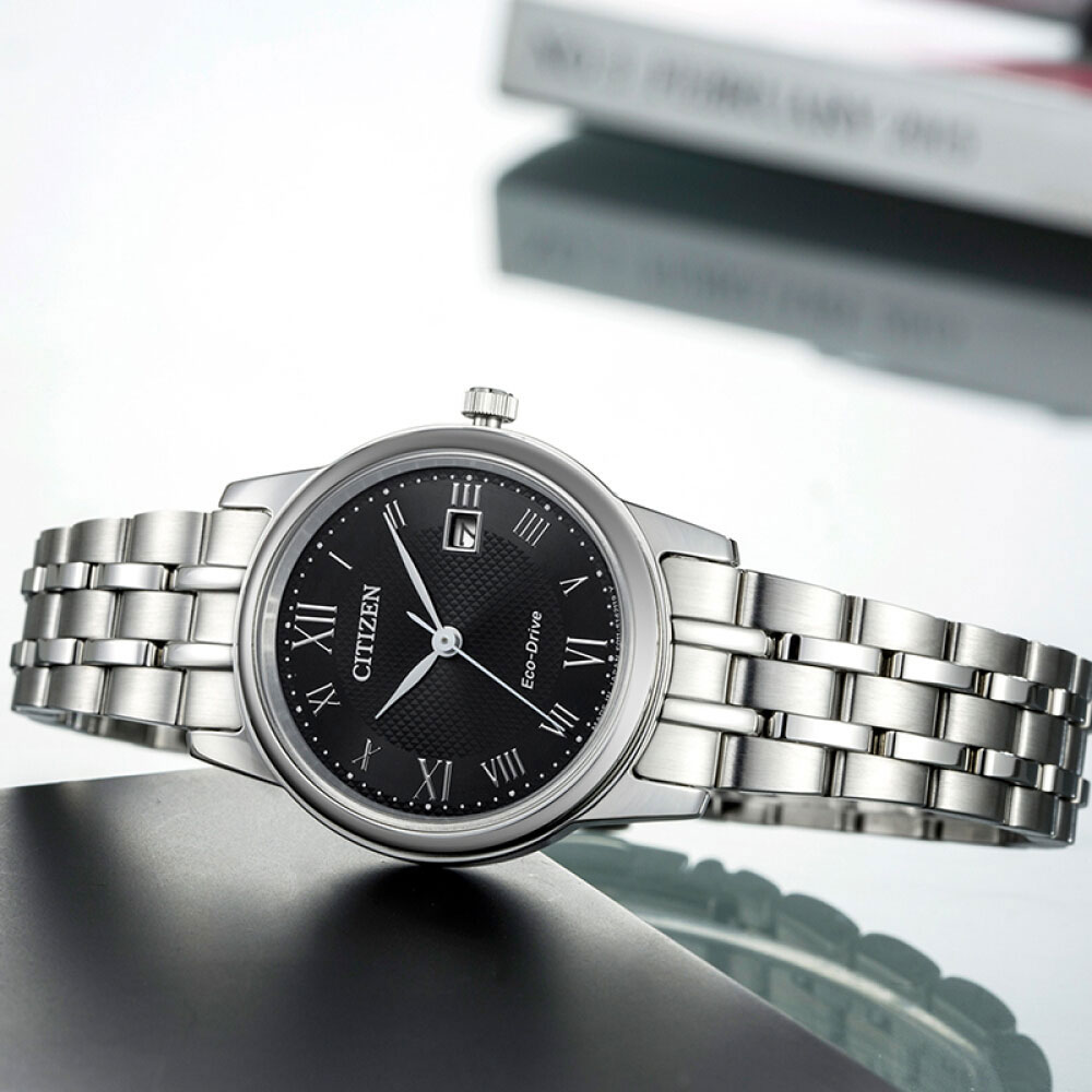 Đồng Hồ Nữ Citizen Dây Thép Không Gỉ EW2310-59E - Mặt Đen