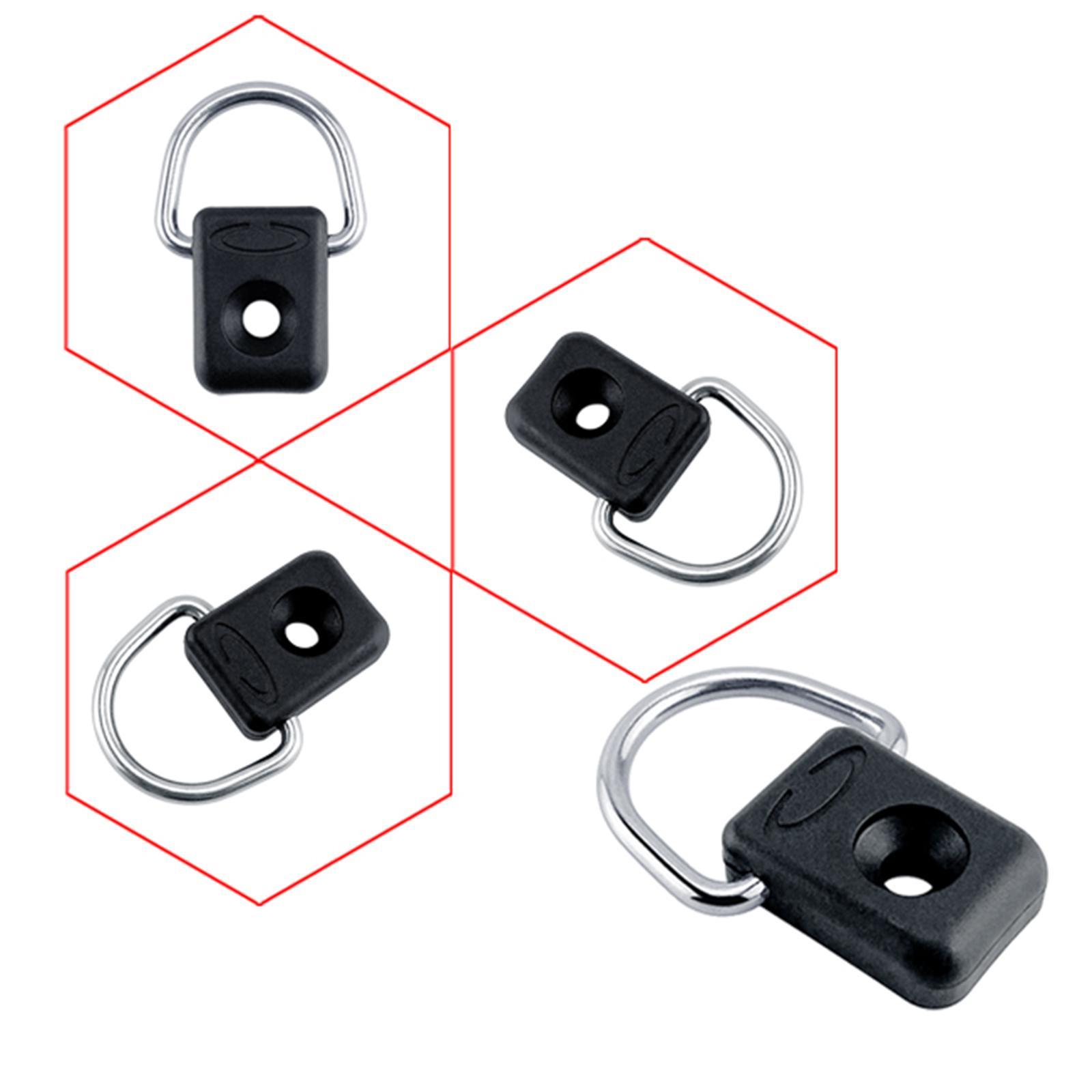 Kayak Deck Rigging Kit D-Circle with 304 M6 Screw for Boat Canoe Fishing