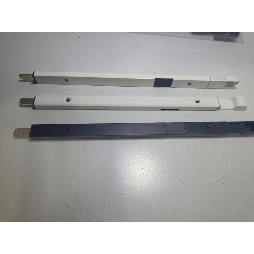 Thanh chốt rút cho cửa nhôm dài 25cm, chốt nhấn rút cho cửa nhôm hệ Xinfa