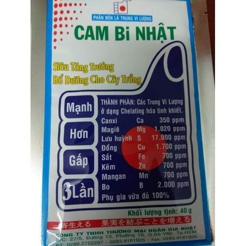 Cam bi Nhật tăng trưởng bổ dưỡng cho cây trồng gói 40gr