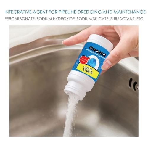 Bột Thông Cống Thông Ống Nước nhà cửa Siêu Mạnh Phân Hủy Chất Hữu Cơ - bộ 3 lọ - AsiaMart