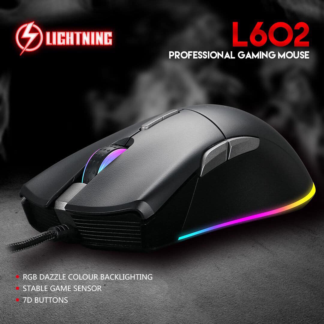 Chuột game Lightning L602 10.000DPI- hàng nhập khẩu
