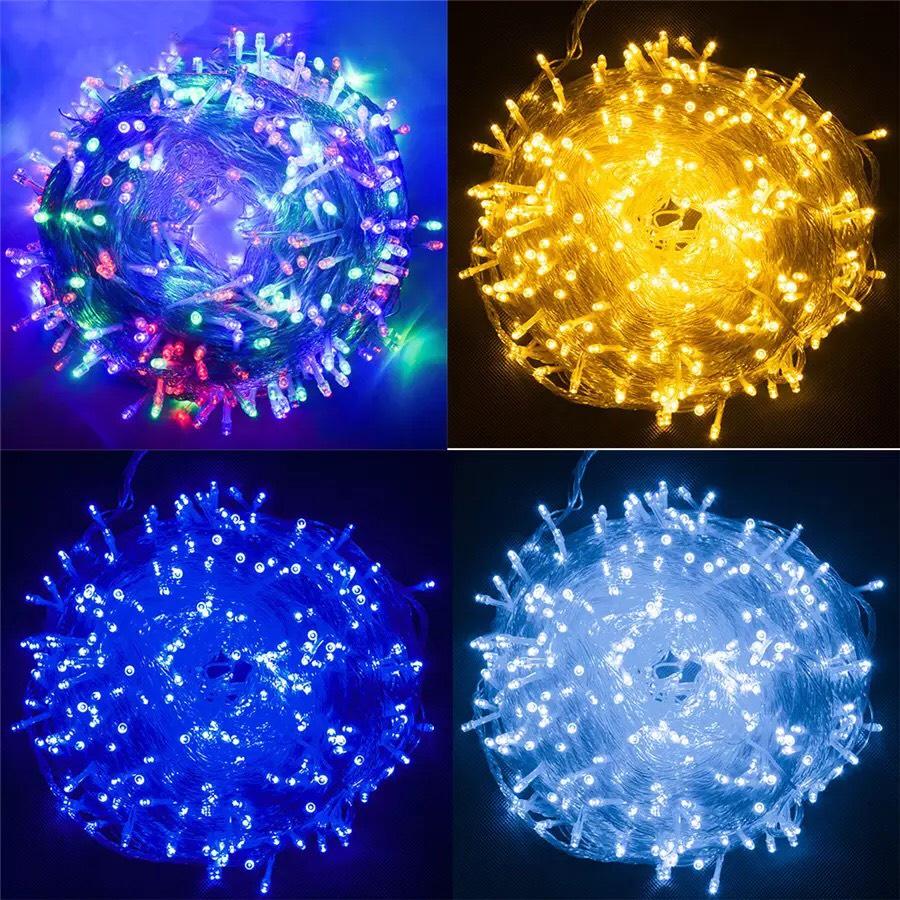 Dây đèn led dài 5m cắm điện - Đèn nháy led nhiều màu trang trí tiệc, giáng sinh, sự kiện DIY