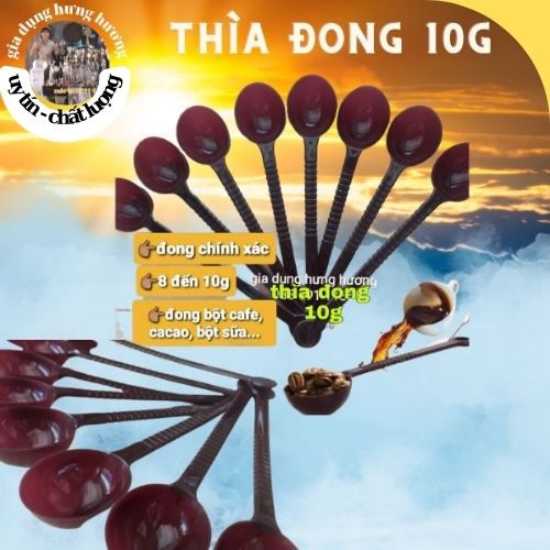 Thìa đong định lượng 10g pha chế, dụng cụ pha chế