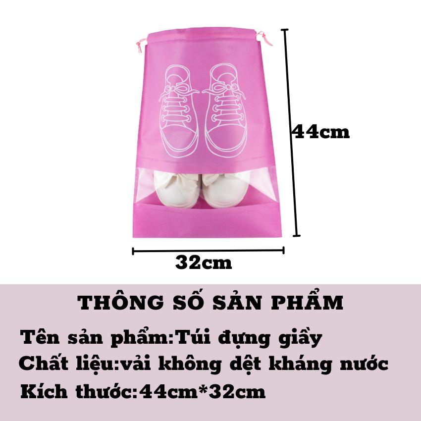 Túi Đựng Giày Dép Dây Rút(combo 5 túi ) Chống Nước Chống Bụi Bẩn Tiện Lợi Khi Mang Theo Đi Du Lịch ,Giỏ Đựng Giày TG01