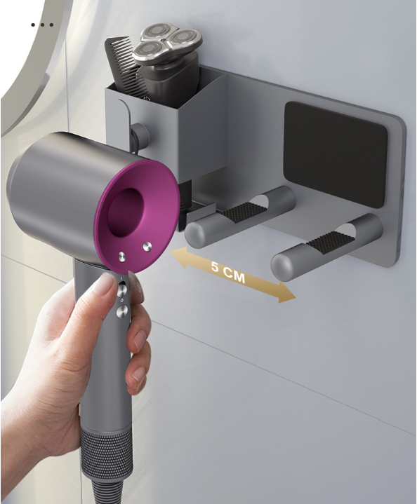 Giá treo máy sấy tóc dán tường không cần khoan Sanitary Ware MD-571000