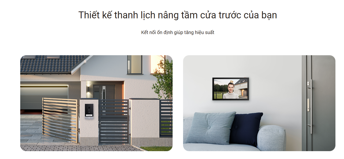 CAMERA CHUÔNG CỬA TÍCH HỢP MÀN HÌNH 7 INCH EZVIZ HP7 3MP - MỞ CỬA TỪ XA, ĐÀM THOẠI, TÍCH HỢP NHẠC CHUÔNG