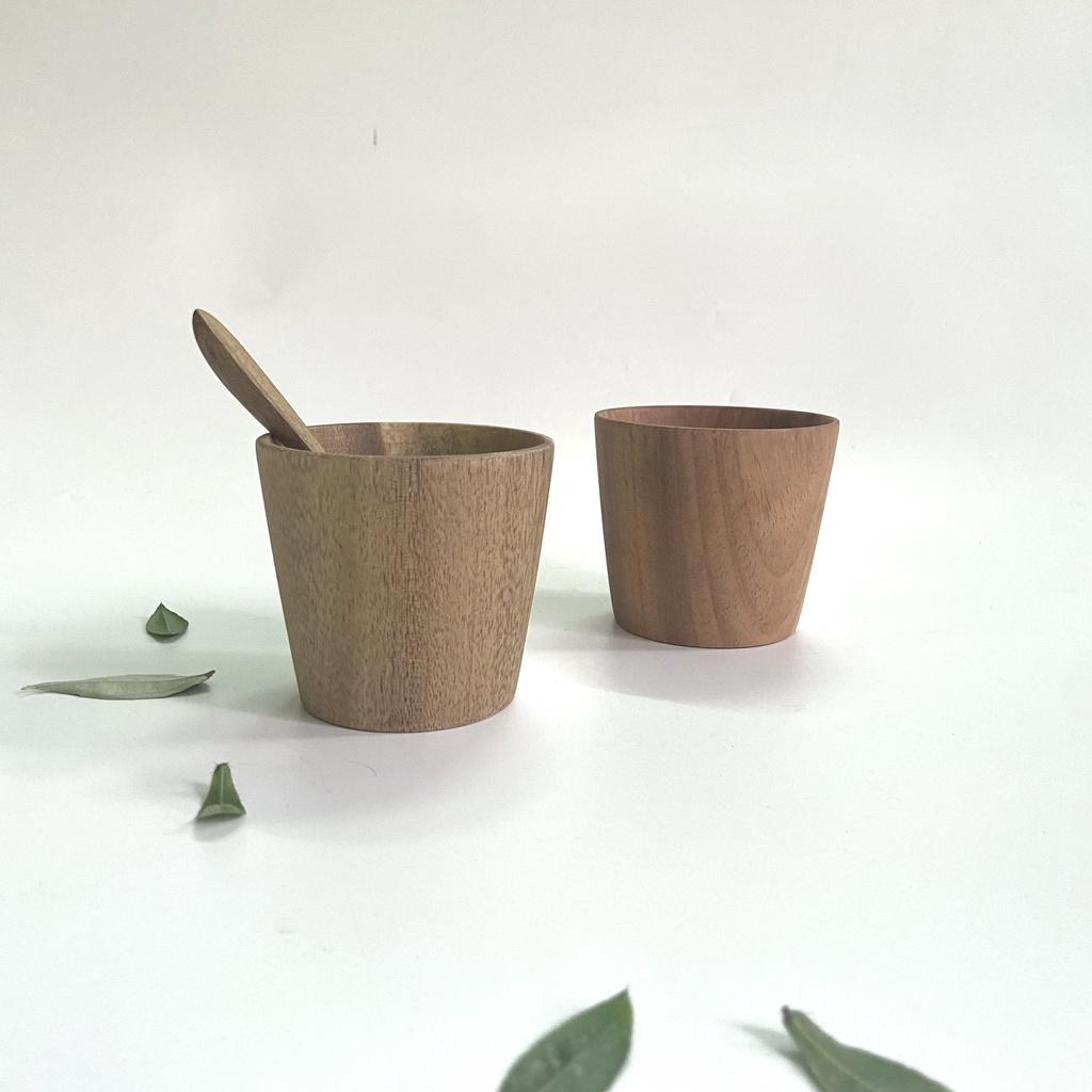 Cốc gỗ/ ly/ Lót ly/ thìa, muỗng gỗ xuất Nhật wooden cups