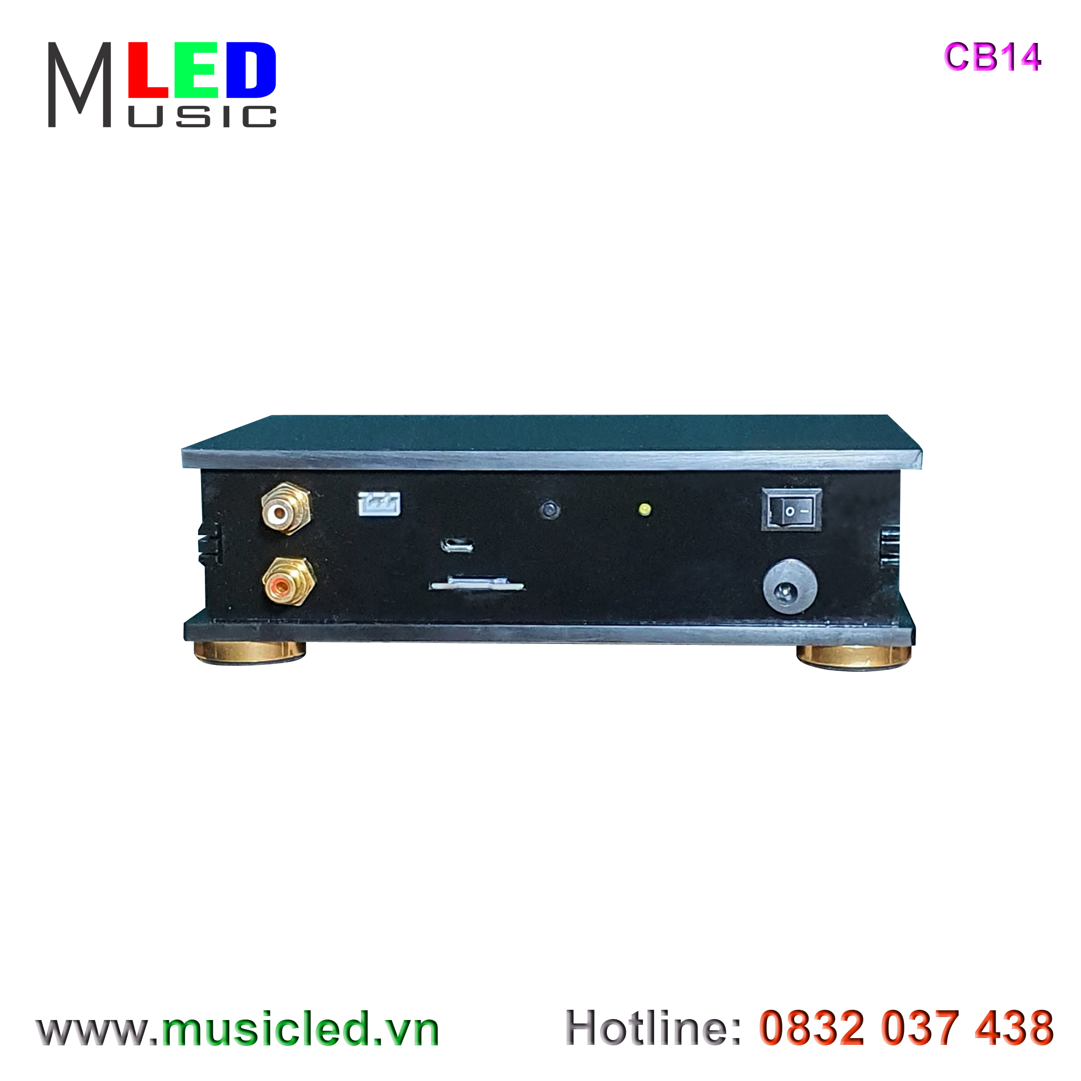 Dàn đèn Music LED nháy theo tần số nhạc 14 cột treo tường