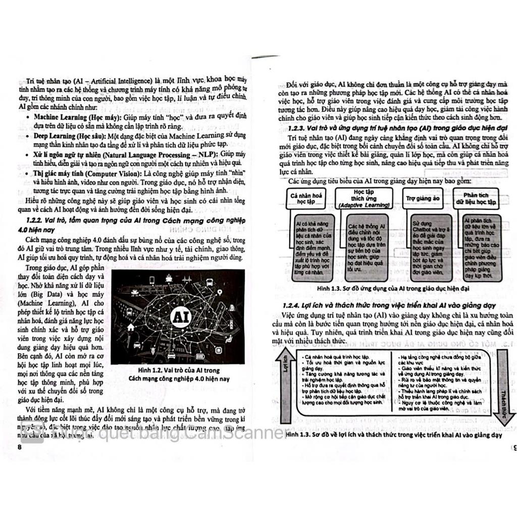 Sách - Ứng Dụng Trí Tuệ AI Trong Dạy Và Học môn lịch sử ( (Dành Giáo Viên Và Học Sinh - Dùng Cho Các Bộ SGK Hiện Hành) )