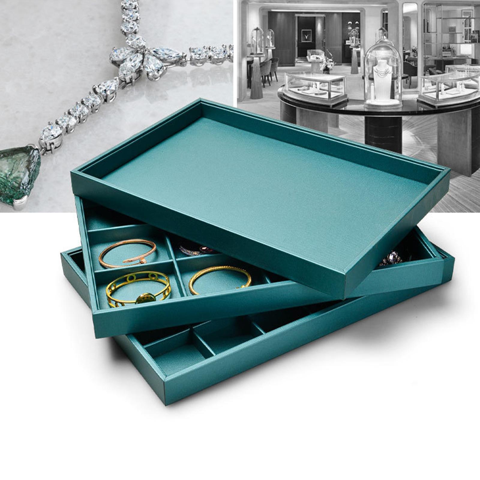 Multi-function Fashion Jewelry Tray Stackable Showcase Display Drawer Necklace Display Large Capacity Jewellers Supplies