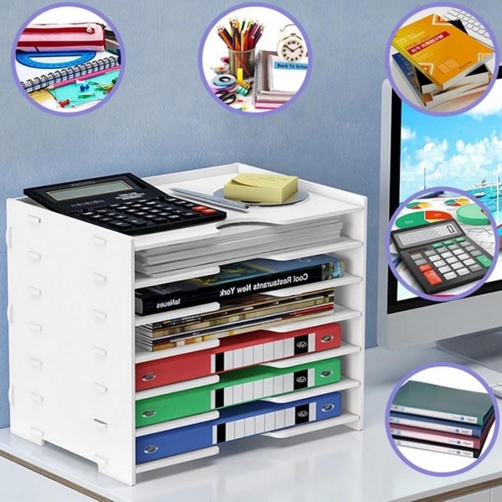 Kệ đựng tài liệu 7 tầng FILE ORGANIZER WHITE