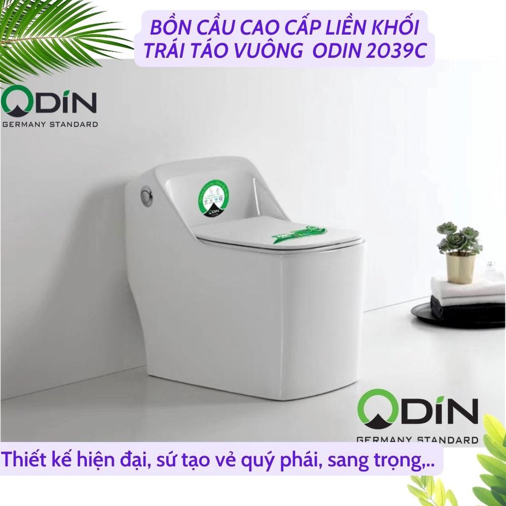 BỒN CẦU LIỀN KHỐI CAO CẤP TRÁI TÁO VUÔNG ODIN 2039C