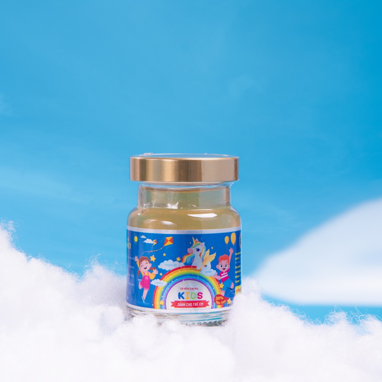 Lốc 6 Hũ Yến Cho Bé Nhân Việt Kids 30% Yến Giúp Bé Ăn Ngon, Cao Lớn 70ml/Hũ