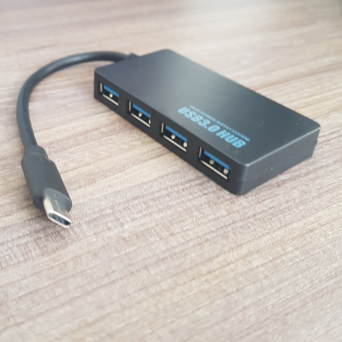 Hub Usb Type-c ra 4 cổng usb 3.0 tốc độ cao 5Gbps, có jack nguồn 3.5