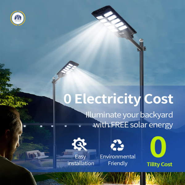 Đèn đường năng lượng mặt trời model JD-Q1000