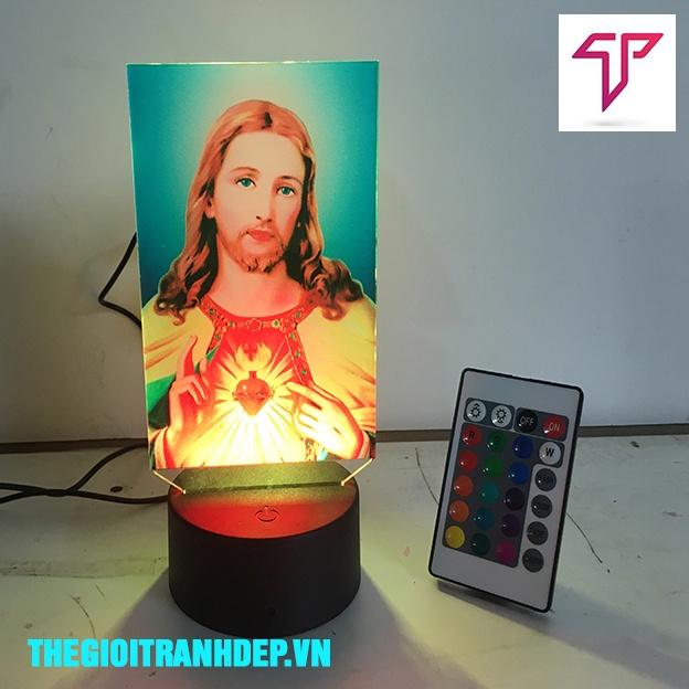 Tranh đức mẹ maria, hình chúa giêsu, led 3d, hình led thờ, đồ thờ, tranh công giáo mica nhiều mẫu