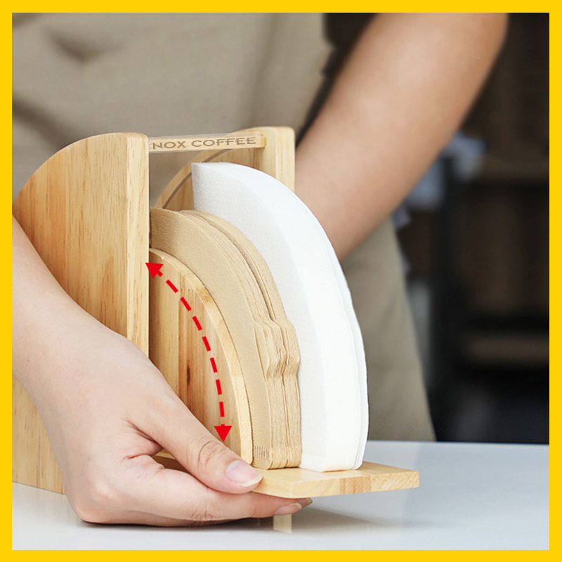 Hộp đựng giấy lọc cà phê | Chất liêu gỗ, handmade