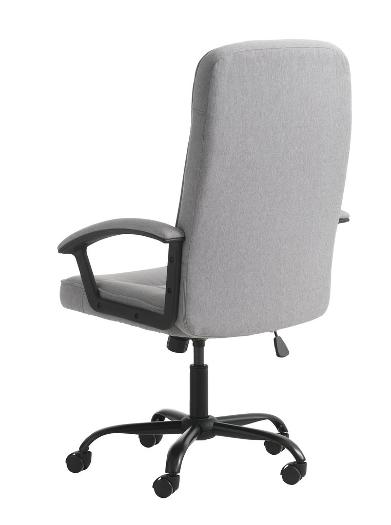 Ghế làm việc | JYSK Skodsborg | vải polyester | xám | R66xS68xC113/123cm
