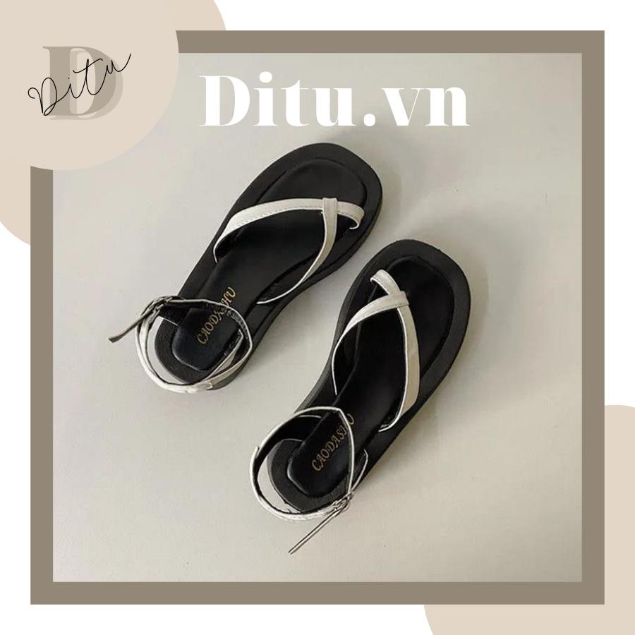 Sandal Nữ Ulzzang Quai Chéo Ngón - Giày Sandal Nữ Đi Học, Đi Chơi Hot 2021