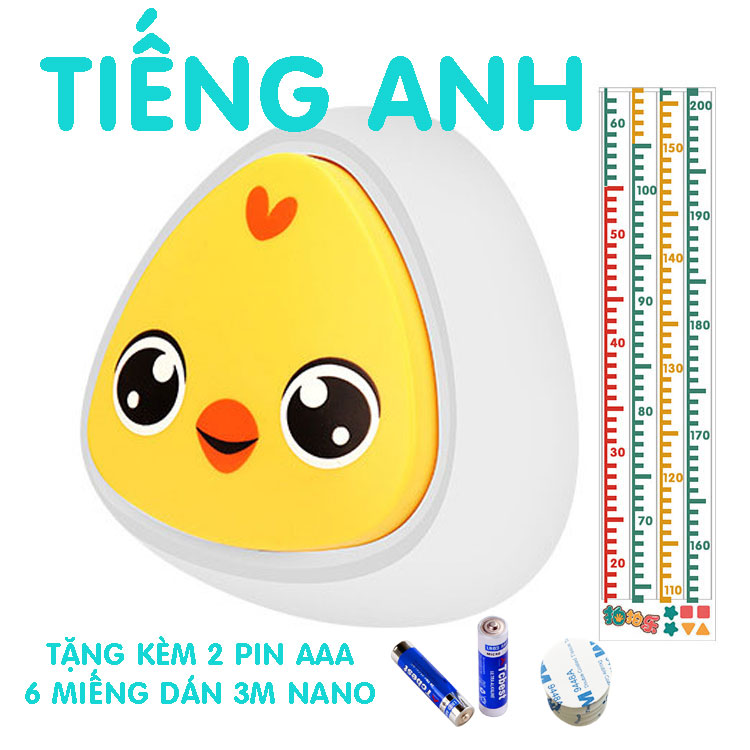 Bộ Chạm Nhảy Tăng Chiều Cao Cho Bé Tiếng Việt Tiếng Anh Tự Động Đếm Màu Sắc Dễ Thương Bafaby 307