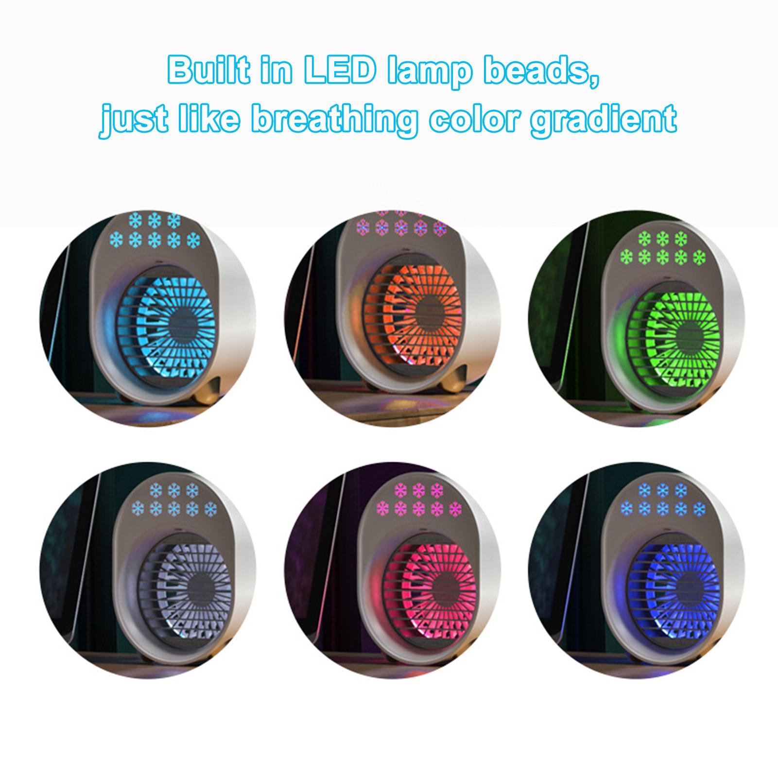 Quạt làm mát không khí có thể sạc lại Pin 3600mah