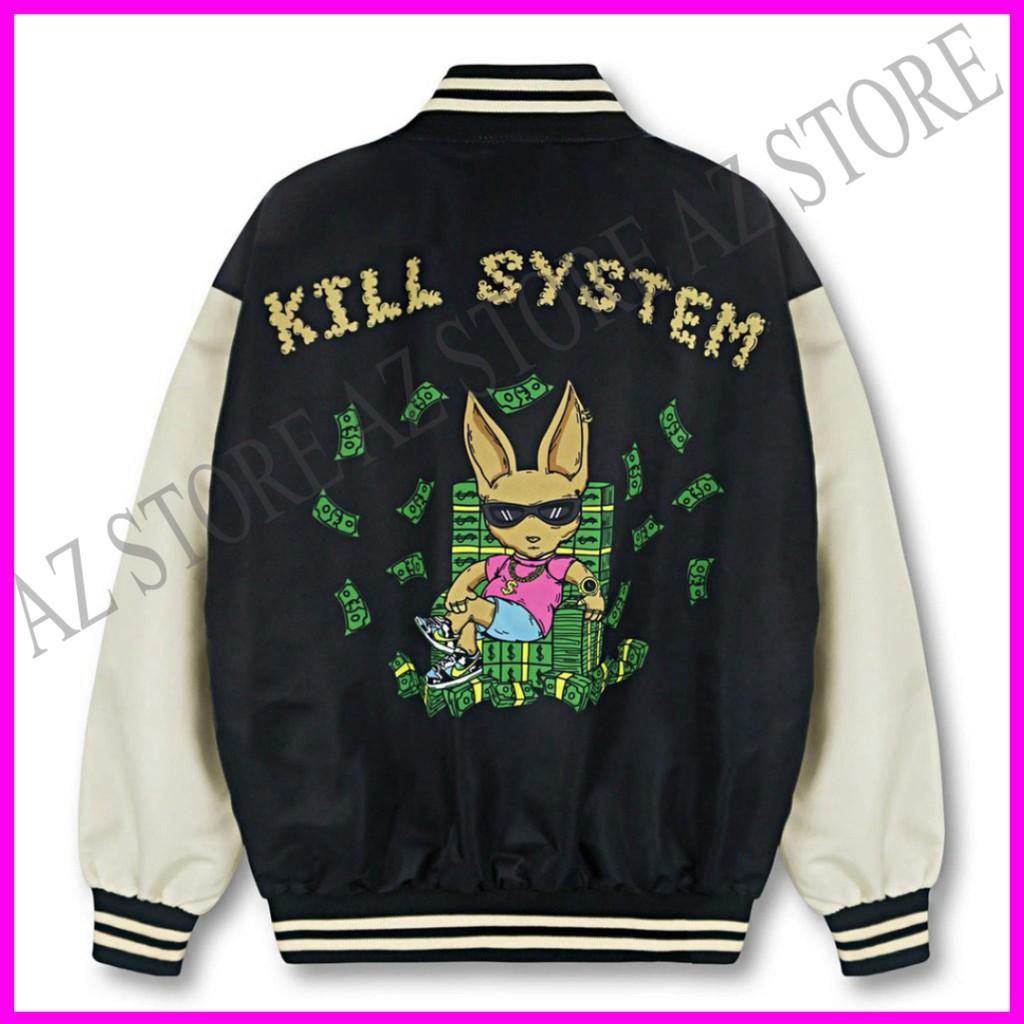 Áo Khoác Dù Nam Nữ Unisex - Áo Khoác Bomber SYSTEM Phối Tay