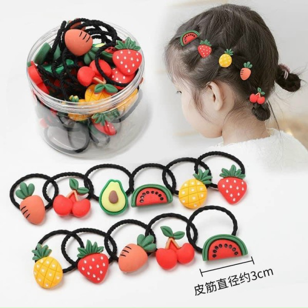 Hộp 30 dây buộc tóc siêu xinh cho bé