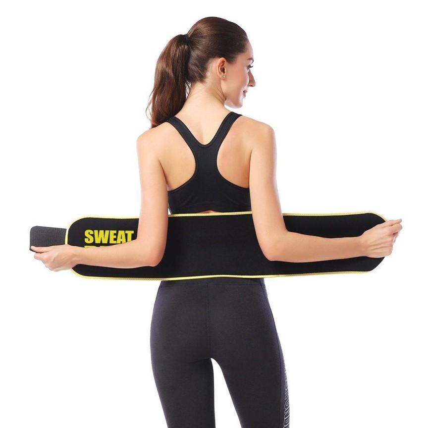 Đai Quấn Nóng Tan Mỡ Bụng Sweat Belt  - Miễn Phí Vận Chuyển