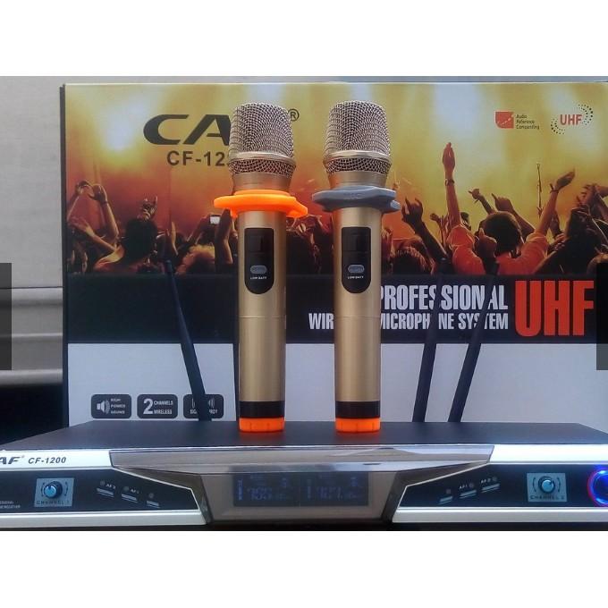 MICRO KARAOKE KHÔNG DÂY SÓNG KHOẺ CAF CF-1200