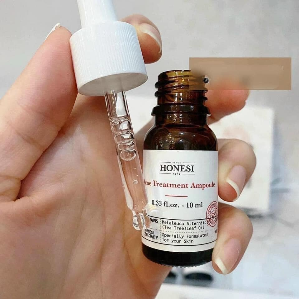 Sét Serum Giảm Mụn Nhanh Lành Tính HONESI Acne Treatment Ampoule (10ml x 5 lọ) - Hàn Quốc