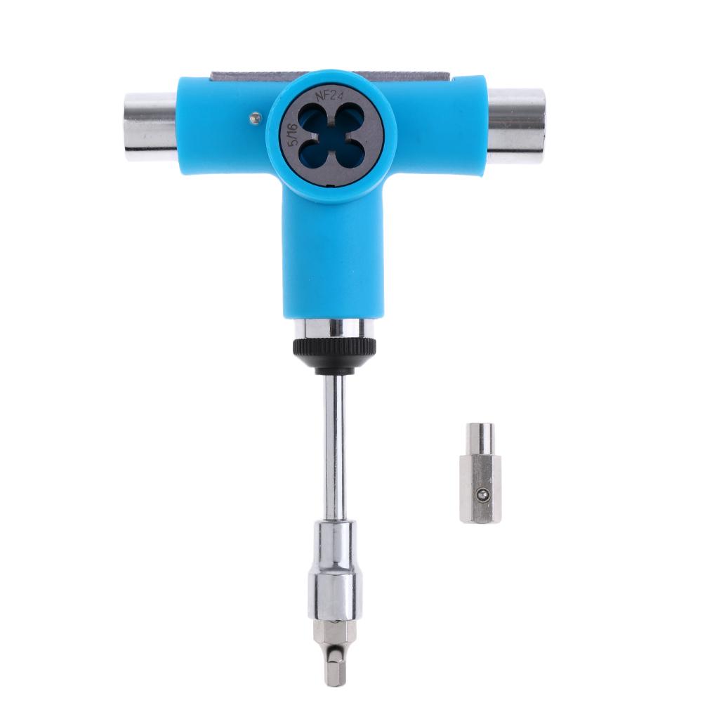 Multifunction Skateboard Longboard T-Tool Screwdriver Socket Wrench
