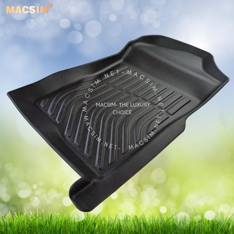Thảm lót sàn xe ô tô Ford Ranger Raptor 2023 Nhãn hiệu Macsim chất liệu nhựa TPE cao cấp màu đen